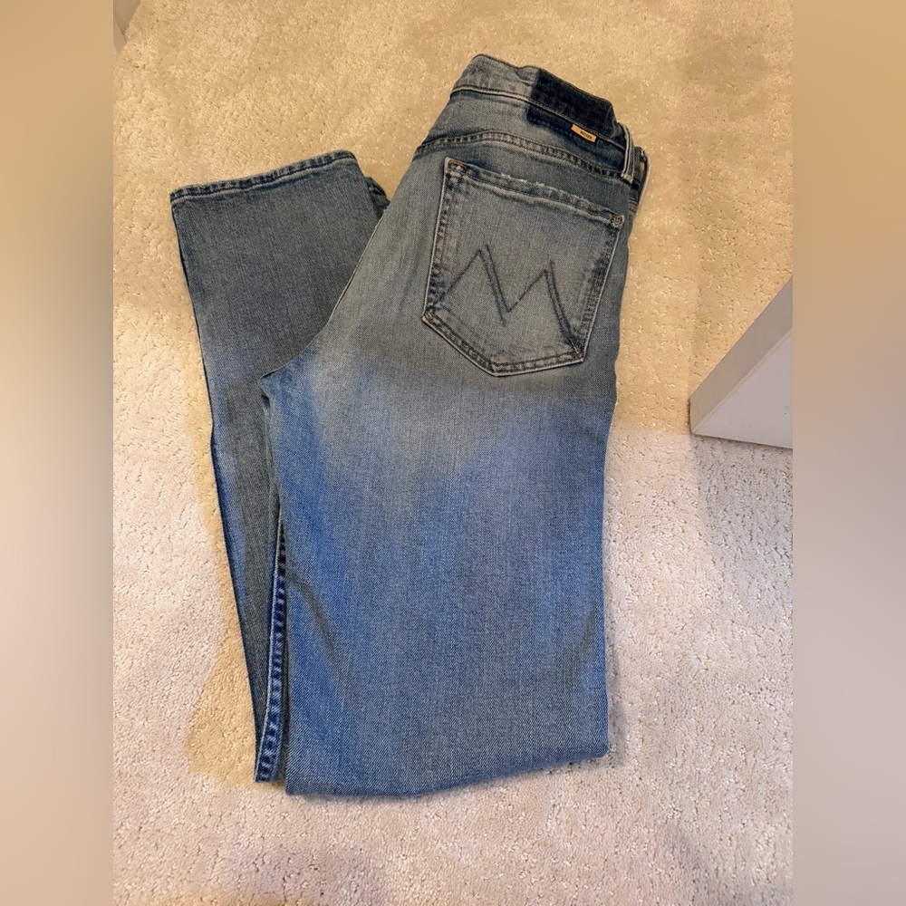 Mother Denim high waisted Rider Skimp Jeans